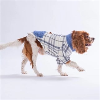 PawStar 25214-Krem Chicago Checks Ceket