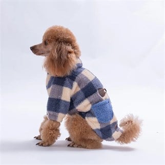 PawStar 25216- Royal Mavi Chicago Checks Ceket