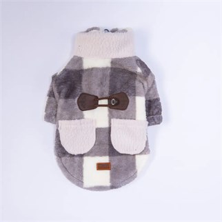PawStar 25217-Gri Chicago Checks Ceket