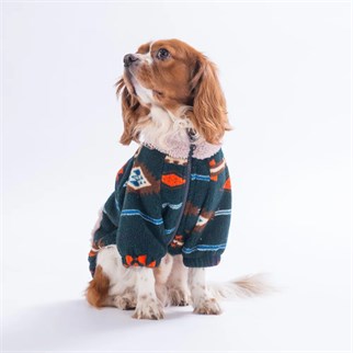 PawStar 25220-Lacivert Chicago Ethnic Weave Ceket