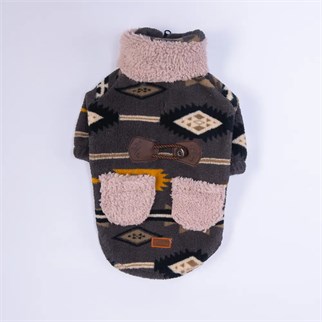 PawStar 25221-Sarı Chicago Ethnic Weave Ceket