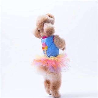 PawStar 25304 Açık Mavi Ice Cream Elbise