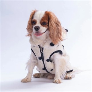 PawStar 26102 Beyaz Tahoe Plush Yelek