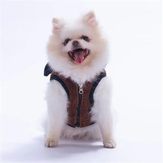 PawStar 26103 Kahverengi Tahoe Plush Yelek