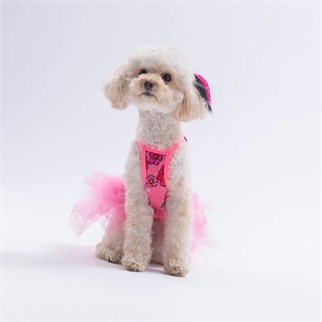 PawStar 26306 Pembe Wildflowers Elbise