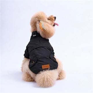PawStar 26505 Siyah Glasgow Storm Yağmurluk Küçük ve Orta Irk