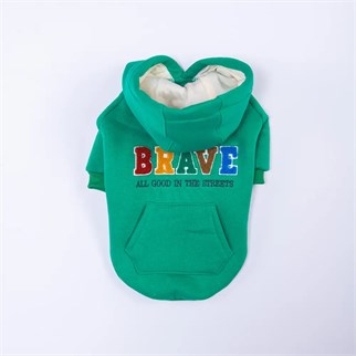 PawStar 26708-Yeşil Bronx Brave Hoodie