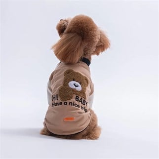 PawStar 26716 - Bej Baby Teddy Sweat