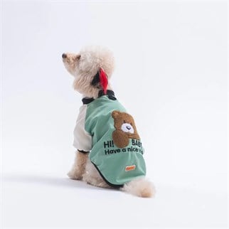 PawStar 26717-Yeşil Baby Teddy Sweat