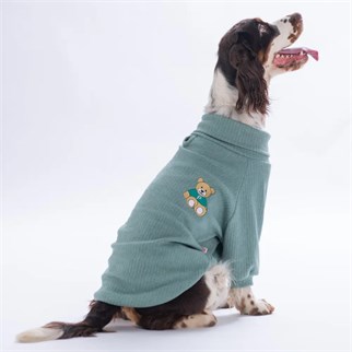 PawStar 26751 -Yeşil Teddy Wood Büyük Sweat