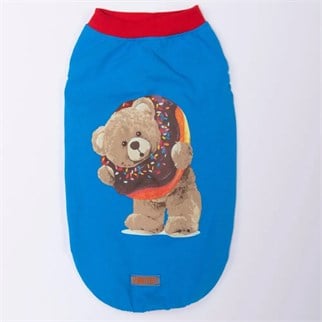 PawStar 26809 Mavi Donut Teddy Tişört