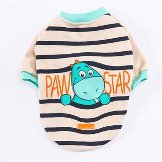 PawStar Bej Dino Star Sweat Küçük ve Orta Irk Sweat