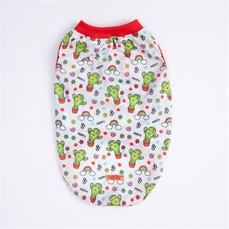 PawStar Cactus T-Shirt Küçük Irk