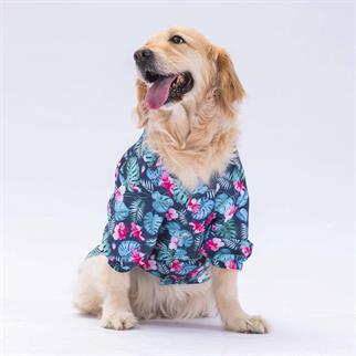 PawStar Floral Print Large Breed Shirt