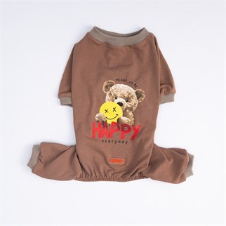 PawStar Happy Teddy Bear Pijama Tulum