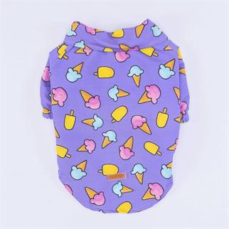 PawStar Ice Cream Desenli Gömlek