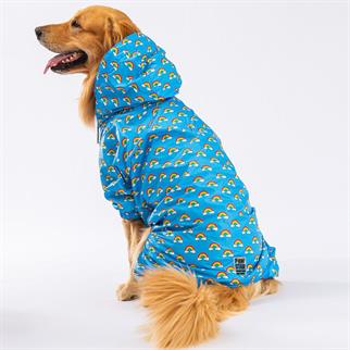 PawStar Irides Large Breed Overalls Raincoat