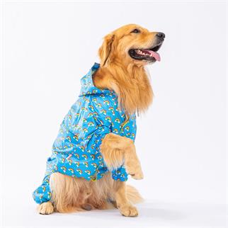 PawStar Irides Large Breed Overalls Raincoat