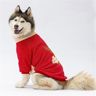 PawStar Kırmızı Alaska Büyük Irk Sweat