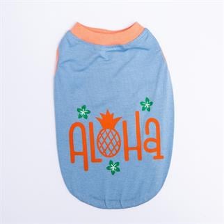 PawStar Mavi Aloha T-Shirt