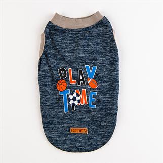 PawStar Navy Blue Sporty T-Shirt