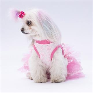 PawStar Pembe Flora Elbise