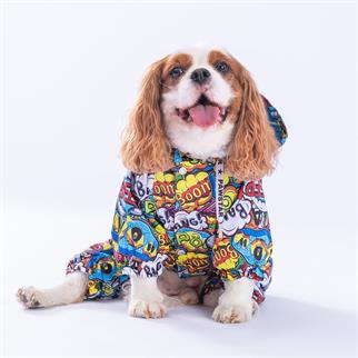 PawStar PopArt Tulum Yağmurluk Küçük ve Orta Irk