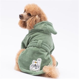 PawStar Yeşil Pattaya Bornoz