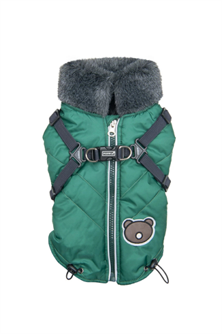 Puppia Isolde Kışlık Köpek Tulumu - Yeşil