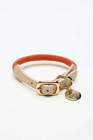 Loop Collar In Rusty Orange