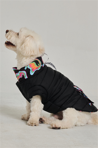 Godoist Köpek Montu Polar - Puffer Series - Funy Black