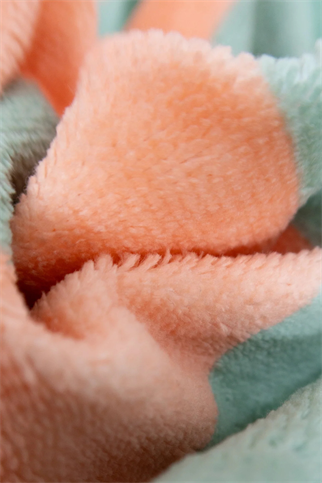 Asky&Erd AskyxHuman Soft Rituals Large Havlu Köpek Severler Seafoam & Salmon Stripe