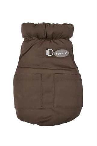 Puppia Puffer Vest Jumper Köpek Tulumu - Kahverengi