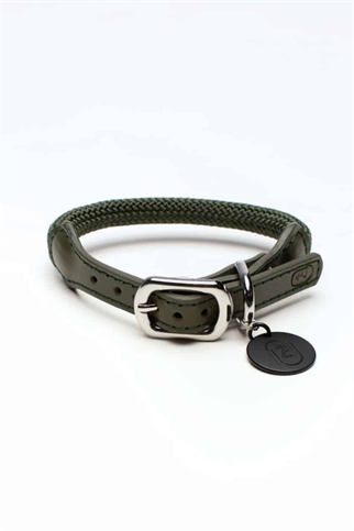 Loop Collar In Army Green 