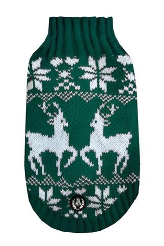 Alphadog Design Noel Green Köpek Kazak Yeşil