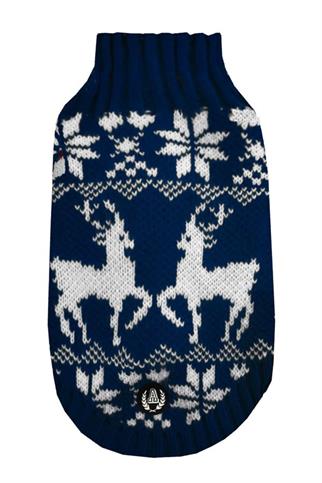 Alphadog Design Noel Navy Köpek Kazak Lacivert