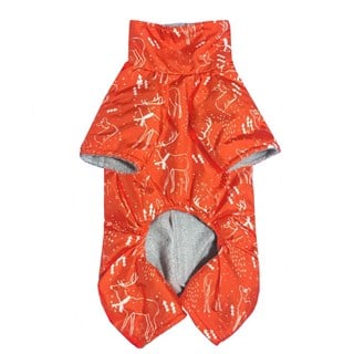 Alphadog Design North Köpek Tulum Yağmurluk Turuncu Kırmızı