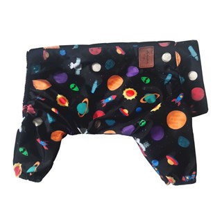 Alphadog Design Space Uzay Köpek Tulum Yağmurluk