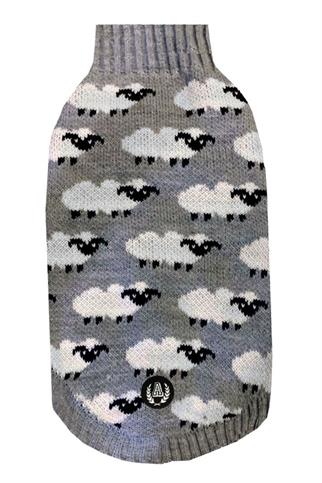 Alphadog Design Valley Knit Dog Cossack Gray