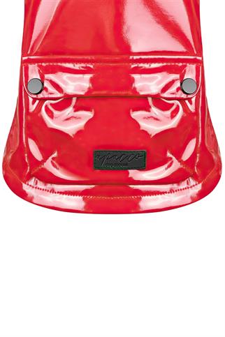 Apac.co Chic Amazon Kırmızı Rugan Yağmurluk