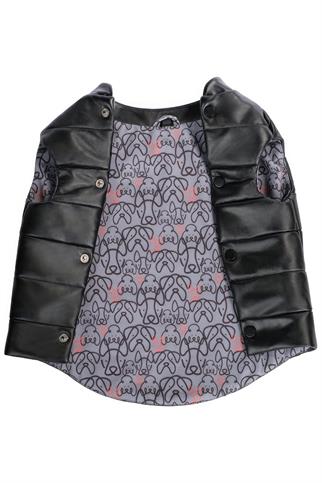 Apac.co Jacky Deri Kapitone Köpek Mont