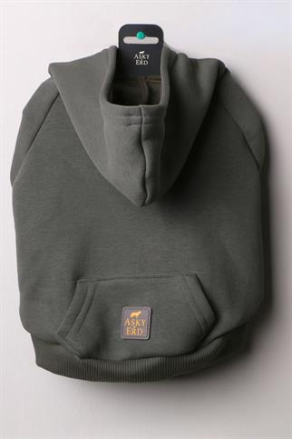 Asky Cozy Hoodie Khaki Köpek