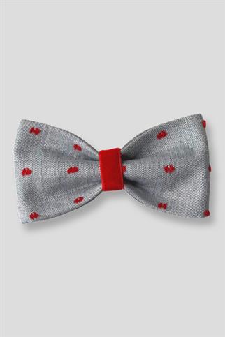 Asky & Erd Bow Tie Red Dots Dog Papyon