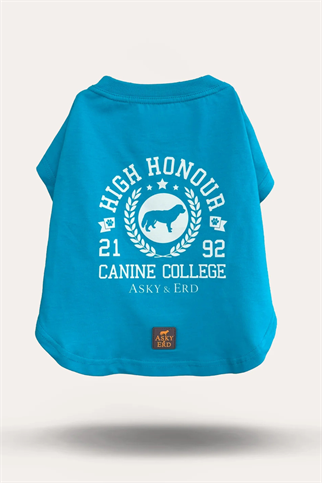 Asky&Erd Canine College High Honour Tshirt | Turquoise 