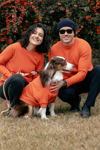 Asky&Erd Waffle Tshirt | Tangerine Twist