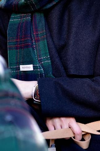 Askyxhuman | Green Plaid Scarf