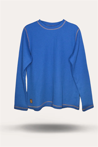 AskyxHuman | Waffle Tshirt | Deep Ocean