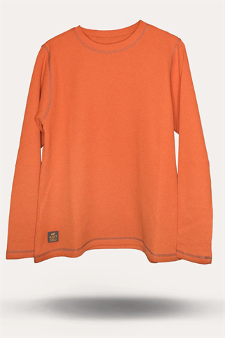 AskyxHuman | Waffle Tshirt | Tangerine Twist