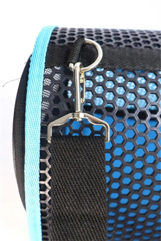 Migno Flybag Voyager Fileli Model Köpek Taşıma Çantası - Mavi-Siyah