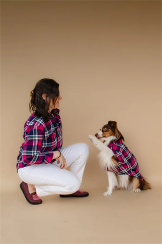 Asky&Erd AskyxHuman | Plaid Shirt | Midnight Berry